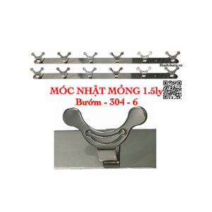 MÓC NHẬT BƯỚM MỎNG 1.5 LY-304- MÓC 6