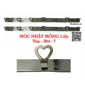 MÓC NHẬT TIM MỎNG 1.5 LY-304- MÓC 7