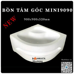 BỒN TẮM GÓC MINI 9090