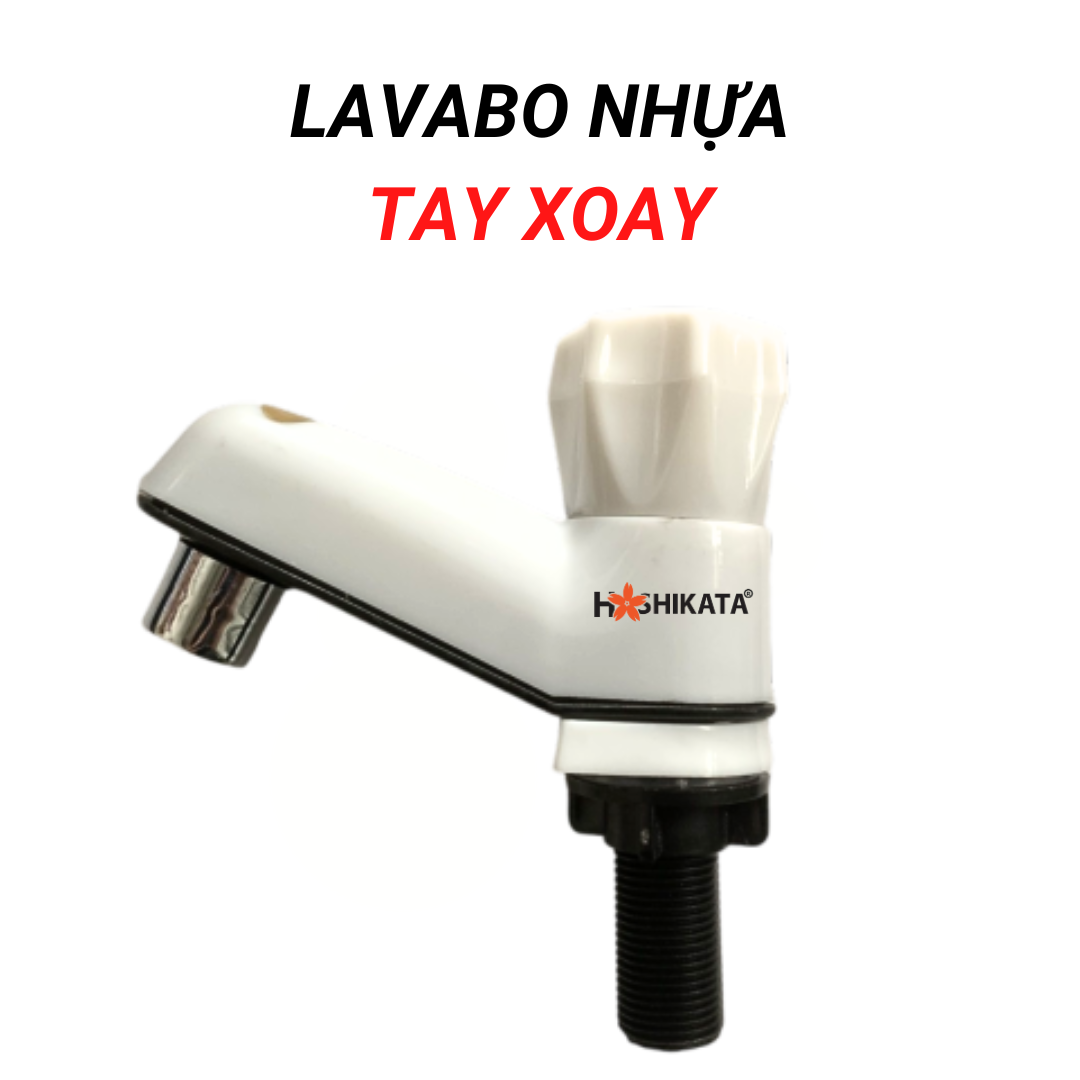 VÒI LAVABO NHỰA TAY XOAY