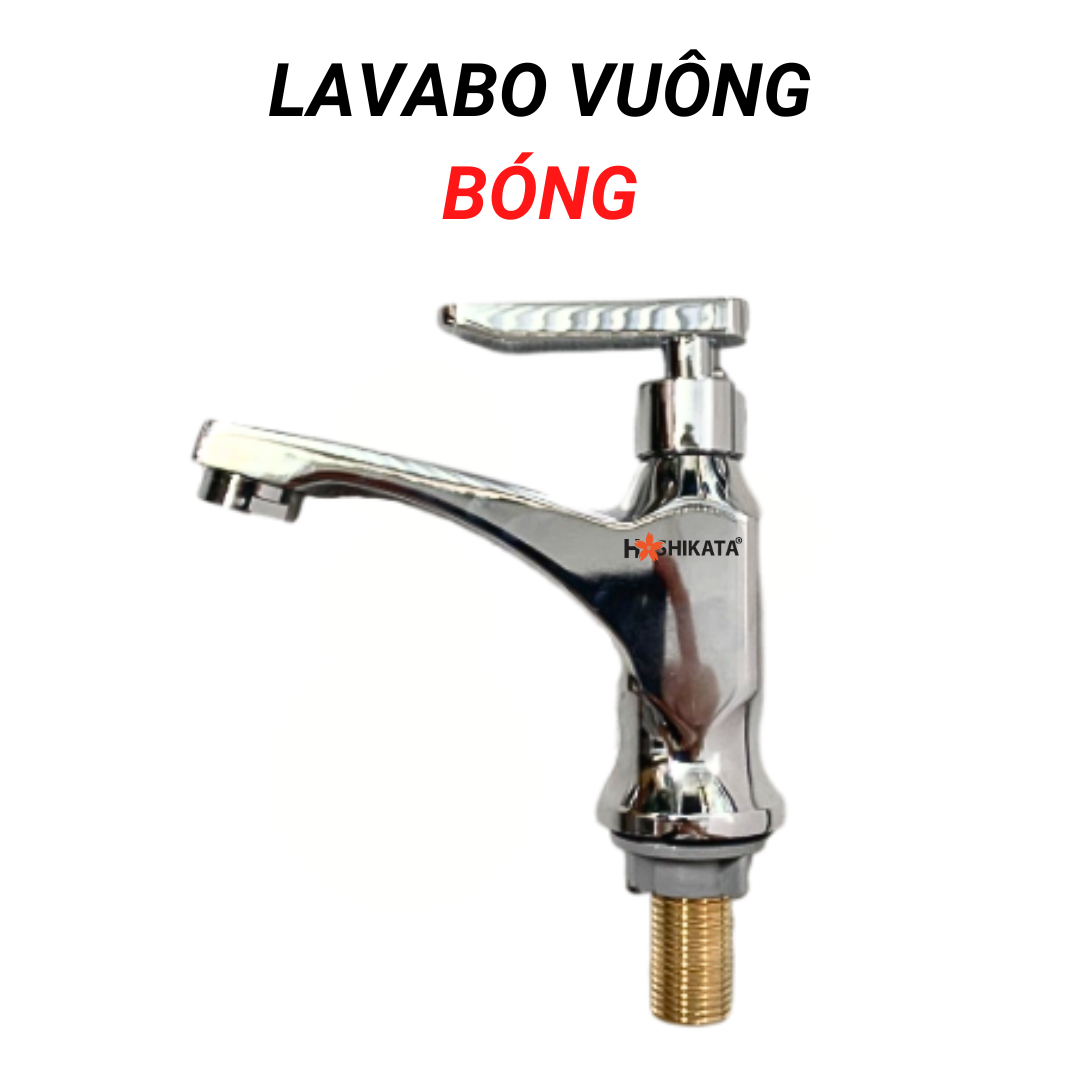 VÒI LAVABO VUÔNG BÓNG